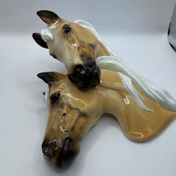 Vintage 1950’s Norcrest made in Japan Double Palomino Wall Hanging. Mint Cond. - Picture 9 of 11